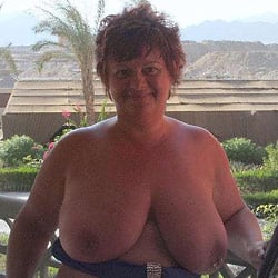 Hot MILF wife naked on camera