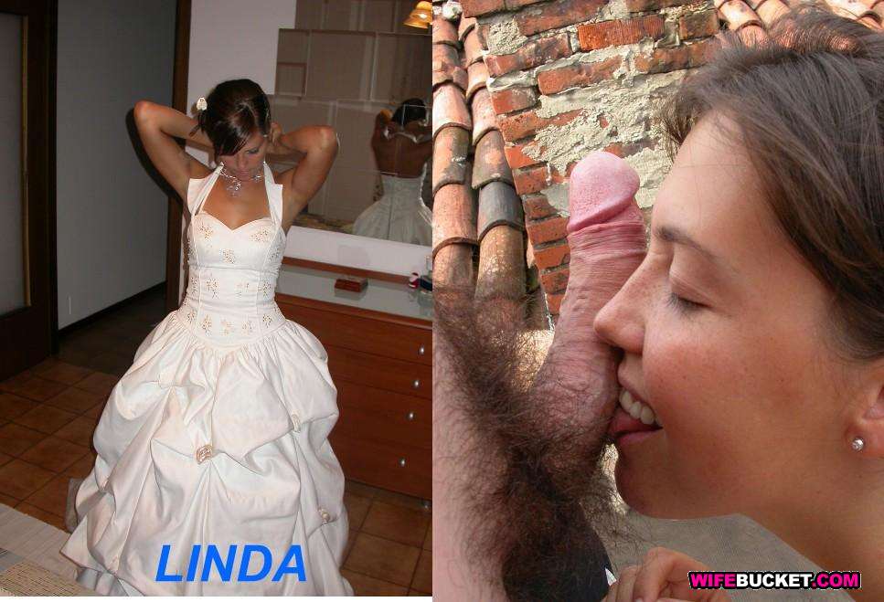 Bride Blowjob Before After