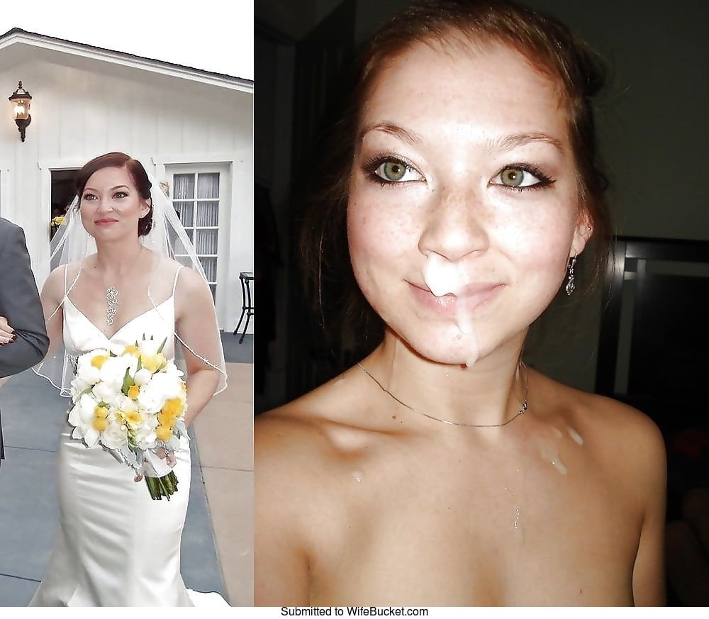 WifeBucket Dirty wives before and after the big facial!