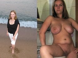 Amateur Big Natural Breasts Milfs - Before-after nudes of busty amateur wife