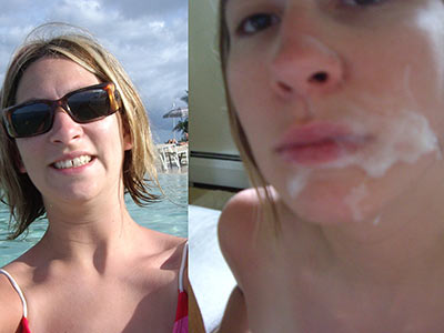 Before&after facial cumshots