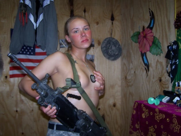 Hot naked selfies from another Army wife