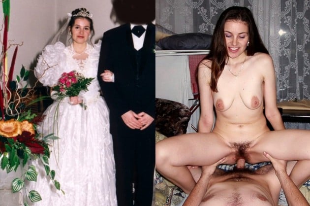 Before-after sex pics from the wedding