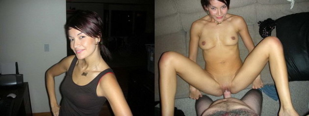 Before-after pics of a real cheating wife
