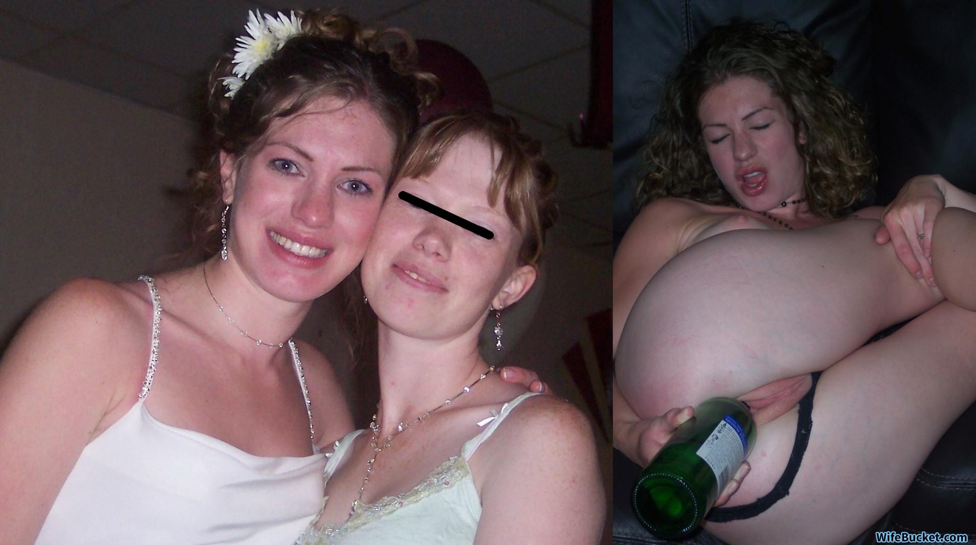 Before-after nudes of sexy amateur brides! Some home porn, too -) photo image