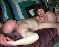 Hot MILF wife naked on camera
