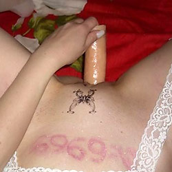 MILF slut gets naked in public