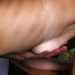 MILF slut flashes strangers in public