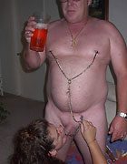 Hot MILF wife naked on camera
