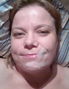 Hot MILF wife naked on camera