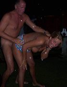 Hot MILF wife naked on camera