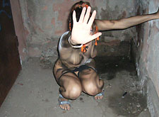 Hot MILF wife naked on camera
