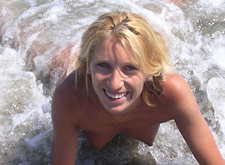 Hot MILF wife naked on camera