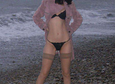 Hot MILF wife naked on camera