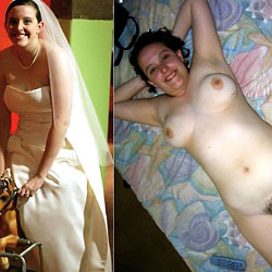 Hot MILF wife naked on camera