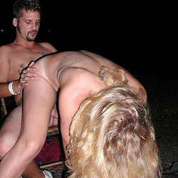 Hot MILF wife naked on camera