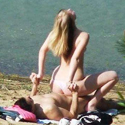 Hot MILF wife naked on camera