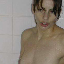 Hot MILF wife naked on camera