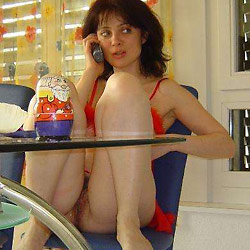 Hot MILF wife naked on camera
