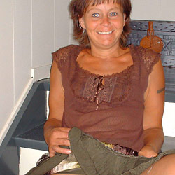 Hot MILF wife naked on camera