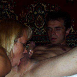 Amateur wife at a swinger sex party