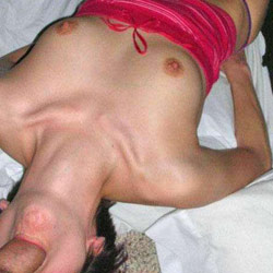 Amateur wife at a swinger sex party