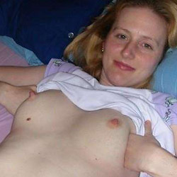 Hot MILF wife naked on camera