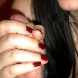 Amateur wife at a swinger sex party
