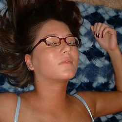 Amateur wife at a swinger sex party