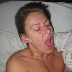 Amateur wife at a swinger sex party