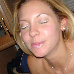 Amateur wife at a swinger sex party
