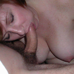 Amateur wife at a swinger sex party