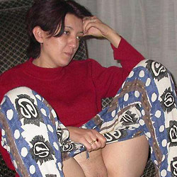 Hot MILF wife naked on camera