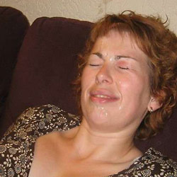 Amateur wife at a swinger sex party
