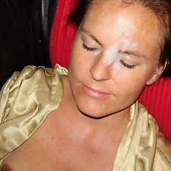 Amateur wife at a swinger sex party