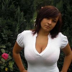 Hot MILF wife naked on camera