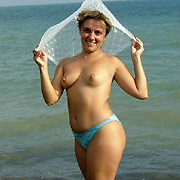 Hot MILF wife naked on camera