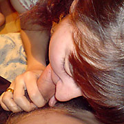 Amateur wife at a swinger sex party