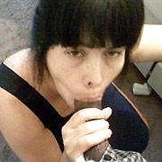 MILF slut gets naked in public