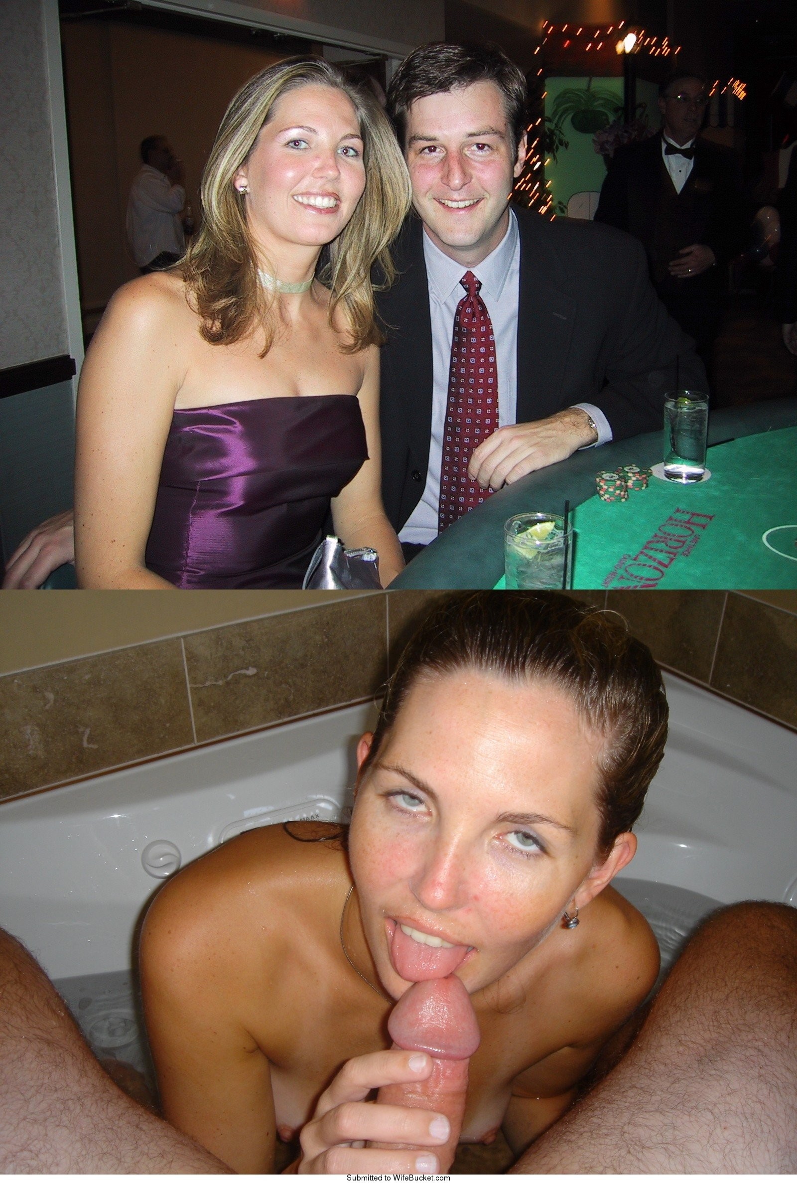 WifeBucket Real wives in before-after sex photos Adult Picture