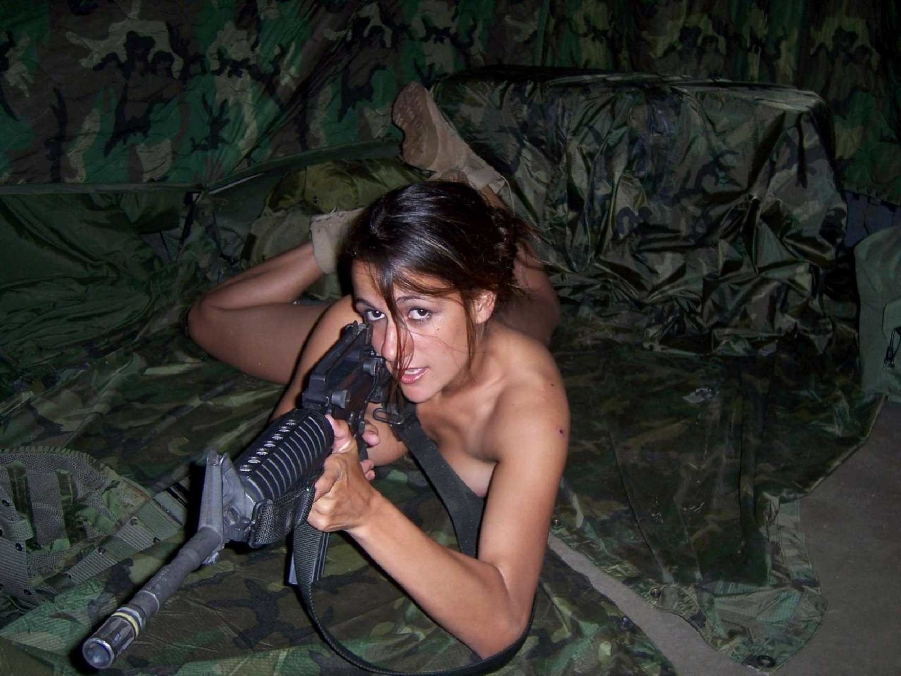 Naked women in military